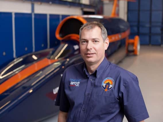 Mark Chapman, engineering director for The Bloodhound Project.