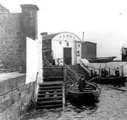 A photo of the ferry which appeared in the Northern Daily Mail shortly before it closed for good in 1952.