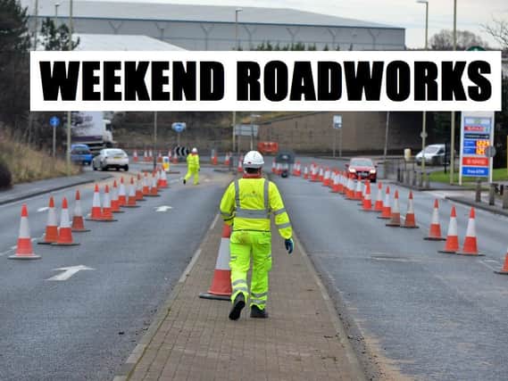 Weekend roadworks across the Hartlepool area include the following: