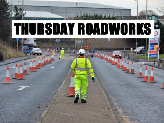 Thursday roadworks across the Hartlepool area include the following: