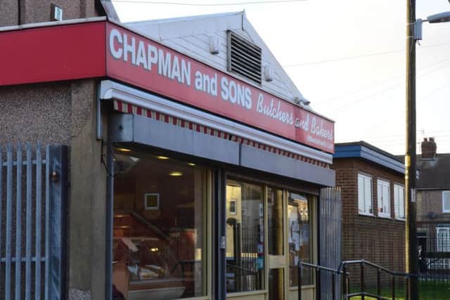 Chapman and Sons Butchers in Blackhall.