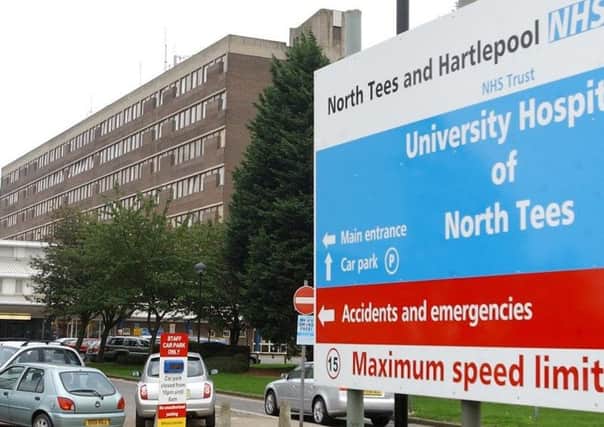 University Hospital of North Tees, in Stockton