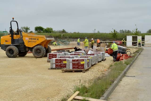 Building work is underway at the site of the Lidl store, Tees Bay Retail Park.