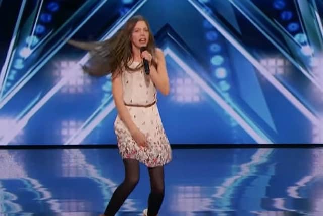 Courtney Hadwin appears in the trailer for show America's Got Talent. 
Pic by NBC.