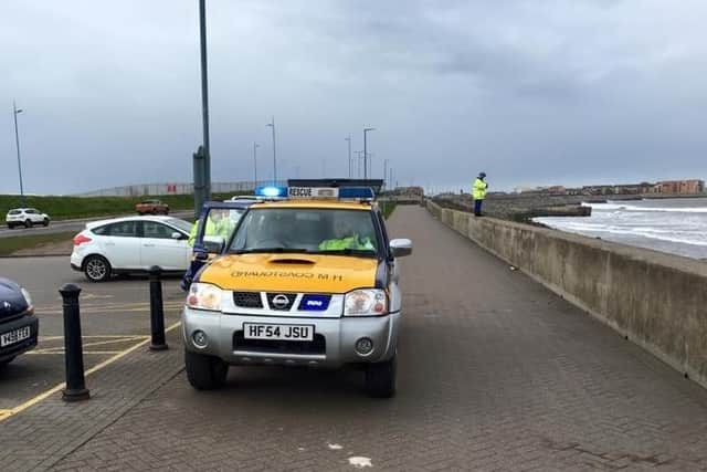 Hartlepool Coastguard Rescue Team were called out to help the pair after they got lost at sea during foggy conditions. Photo by Hartlepool CRT.