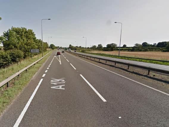 The crash happened shortly after the sliproad to Dalton Piercy on the A19 southbound. Image copyright Google Maps.