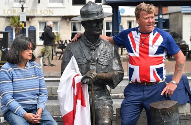 Some locals have defended the statue's presence in Poole (Getty Images)