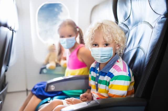 Do children have to wear face masks on flights? (Photo: Shutterstock)